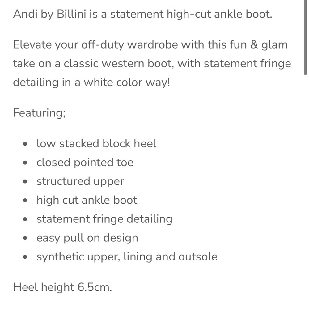 Bellini Andi White High-Cut Ankle Boots Fringe Womens Size 10 NEW IN BOX NWT - Picture 2 of 7